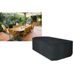 Worth Gardening 10 Seater Rectangular Furniture Set Cover -Simply Garden Decor 325026 10 seater rect furniture set cover2