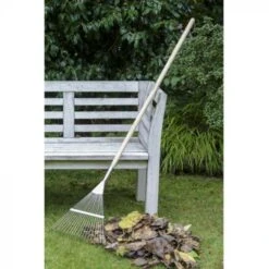 Burgon & Ball Stainless Lawn Rake -Simply Garden Decor 341462 bb lawn rake2