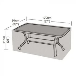 6 Seater Rectangle Table Cover - Worth Gardening