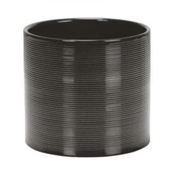 Scheurich Cover Pot Glass Grey 828/23