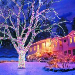 100 Multi-Coloured L.E.D Connectable Lights