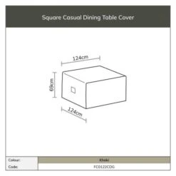 Bramblecrest Bramblecrest Cover Square Corner Sofa Set - Khaki 8 Bramblecrest Bramblecrest Cover Square Corner Sofa Set - Khaki -Simply Garden Decor bramblecrest la rochelle portofino square sofa set covers cvms2g