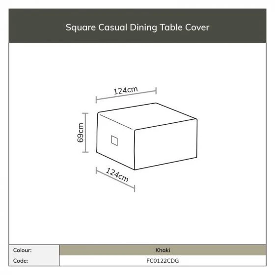 Bramblecrest Bramblecrest Cover Square Corner Sofa Set - Khaki 4 Bramblecrest Bramblecrest Cover Square Corner Sofa Set - Khaki - Image 4