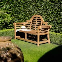 Bramblecrest Lutyens Style Bench -Simply Garden Decor bramblecrest lutyens style bench 1