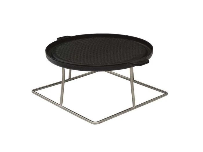 Bramblecrest Griddle & Bracket For Square Firepit Table 2 Bramblecrest Griddle & Bracket For Square Firepit Table - Image 2