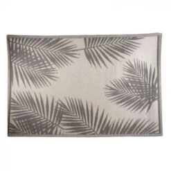 Alfresco Rug - Tropicana Cool Grey/Palm Green 150 X 210cm - Smart Garden -Simply Garden Decor cool grey pattern