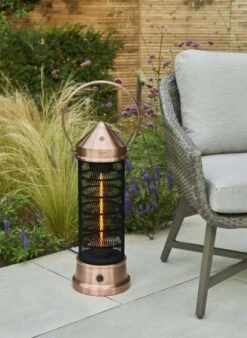 Copper Electric Heater Lantern 73cm - Kettler