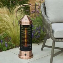Copper Electric Heater Lantern 73cm - Kettler -Simply Garden Decor copper electric heater lantern 73cm kettler 3