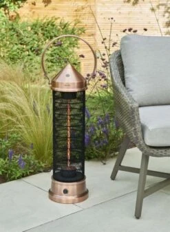 Copper Electric Heater Lantern 84cm - Kettler -Simply Garden Decor copper electric heater lantern 84cm kettler