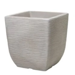 Stewart Garden Cotswold Planter 38cm Square - Limestone Grey -Simply Garden Decor cotswold light grey