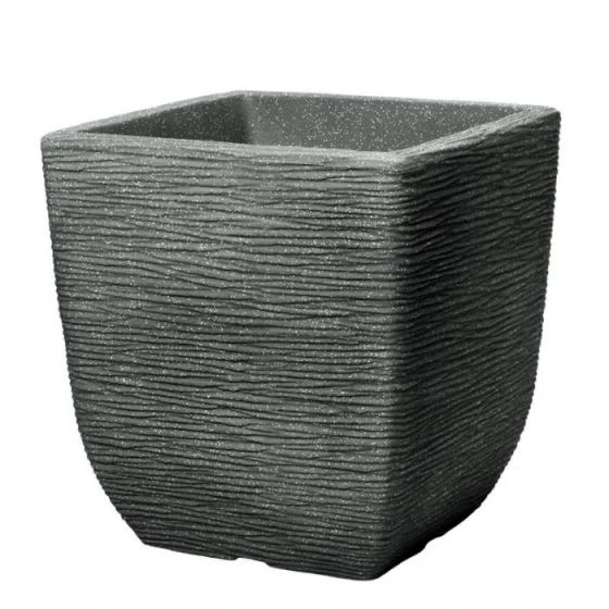 Stewart Garden Cotswold Planter 32cm Square - Marble Green 2 Stewart Garden Cotswold Planter 32cm Square - Marble Green - Image 2