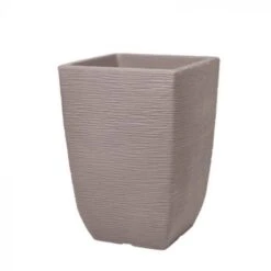 Stewart Garden Cotswold Planter 33cm Tall Square - Limestone Grey -Simply Garden Decor cotswold tall grey