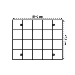 Elho Loft Urban Green Wall Rack - Living Black -Simply Garden Decor elho wall rack