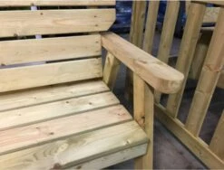 Woodshaw Hampton Bench 5ft -Simply Garden Decor hampton bench 5ft close up