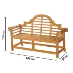 Bramblecrest Lutyens Style Bench -Simply Garden Decor hblt1 image5