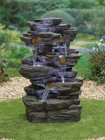 Hinoki Springs Water Feature Including LEDs 2 Hinoki Springs Water Feature Including LEDs - Image 2