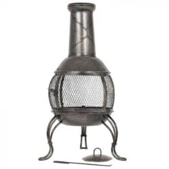 La Hacienda Leon Medium Chimenea -Simply Garden Decor leon heater