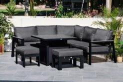 Livorno Mini Modular Set With 90cm Square Adjustable Table