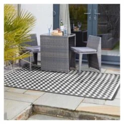 Alfresco Rug - Atlantis Onyx/Slate 150 X 210 Cm - Smart Garden