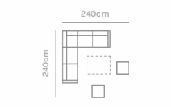 Kettler Palma Mini Casual Dining Set With Glass Table Whitewash -Simply Garden Decor palma mini set dimensions 1 1