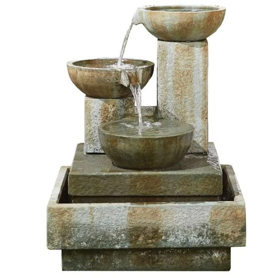 Kelkay Patina Bowls Water Feature 2 Kelkay Patina Bowls Water Feature - Image 2