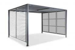 Kettler Deluxe Panasol® 3x3.5m Aluminium Grey W LED Solar Lights -Simply Garden Decor pnfr 0500 panalsol studio 1024x683 1