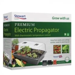 Stewart Garden 52cm Thermostatic Control Electric Propagator - Black