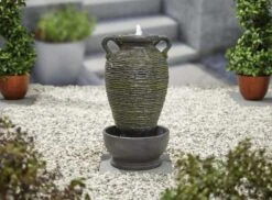 Kelkay Rippling Vase Including LED Water Feature