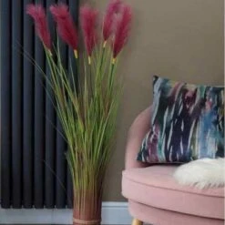 Smart Garden Purple Pampas Faux Bouquet 120cm