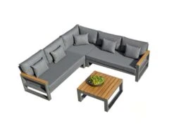 Soho Corner Set With Teak Armrests -Simply Garden Decor soho 2