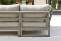 Soho Corner Set With Teak Armrests -Simply Garden Decor soho corner back