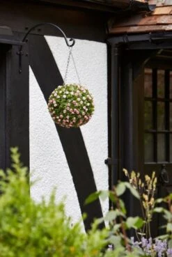 Topiary Pink Rose Ball -Simply Garden Decor topiary pink rose ball 3