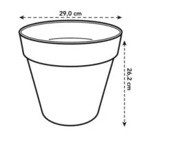 Elho Loft Urban Round 30cm Delicate Pink -Simply Garden Decor untitled 2 8