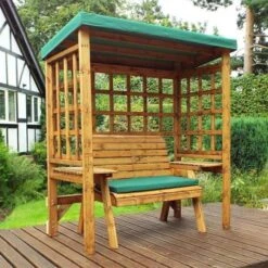 Charles Taylor Wentworth 2 Seat Arbour Green -Simply Garden Decor untitled 43 3