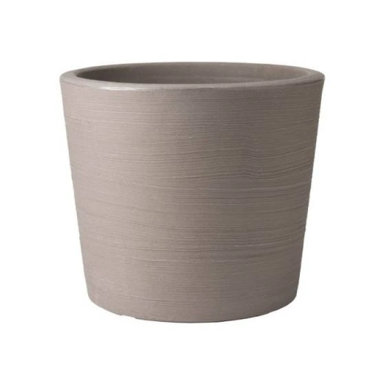 Stewart Garden 40cm Varese Low Planter - Dark Brown 1 Stewart Garden 40cm Varese Low Planter - Dark Brown