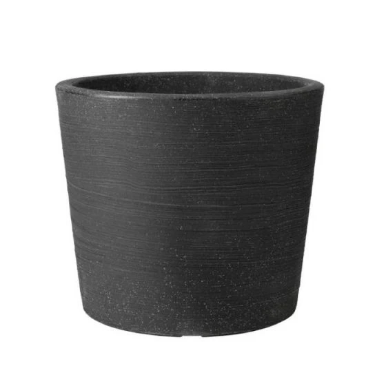 Stewart Garden 40cm Varese Low Planter - Granite 1 Stewart Garden 40cm Varese Low Planter - Granite