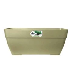 Elho Vibia Campana Terrace Trough 80cm - Sage Green