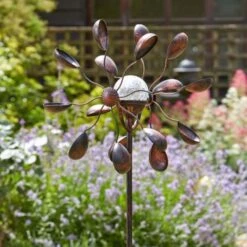 Gemini Wind Spinner Solar Globe - Smart Solar