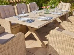 Bramblecrest Somerford 8 Seater Set W 240x100cm Ceramic Top Table -Simply Garden Decor x23wsf240rt1 3 web