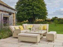 Bramblecrest Somerford Reclining Modular Sofa Set W Adj Table & 2 Benches -Simply Garden Decor x23wsfsqcd2jr 2 web