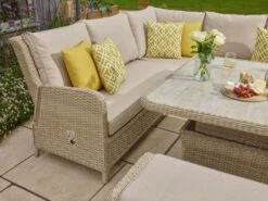 Bramblecrest Somerford Reclining Modular Sofa Set W Adj Table & 2 Benches -Simply Garden Decor x23wsfsqcd2jr 5 web